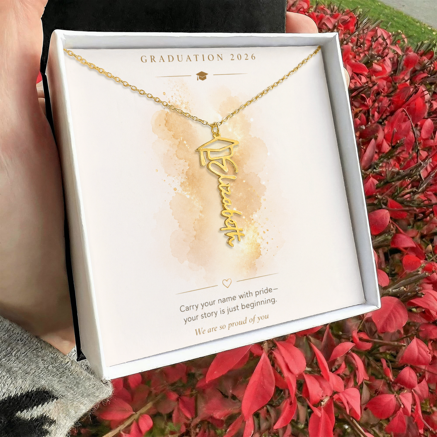 Gradulation Name Necklace for Her